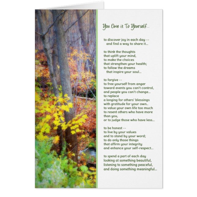 Je hebt het voor jezelf... (Voorkant)