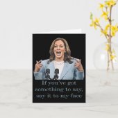 Je hebt iets te zeggen kaart (Gele Bloem)