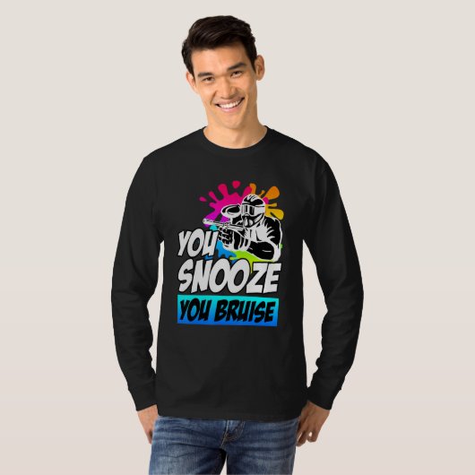 Je hebt je bruise Paintball gesneld T-shirt (Voorkant volledig)