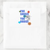 Je hebt je bruisende Paintball Woodsball Gift aang Rechthoekige Sticker (Tas)