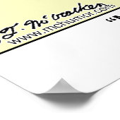 Je hebt je calciumpillen niet gebruikt poster (Hoek)