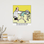 Je hebt je calciumpillen niet gebruikt poster (Keuken)