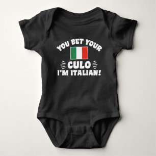 Je hebt je cultuur gewonnen, ik ben Italiaans Romper