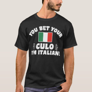 Je hebt je cultuur gewonnen, ik ben Italiaans T-shirt