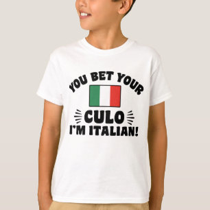 Je hebt je cultuur gewonnen, ik ben Italiaans T-shirt