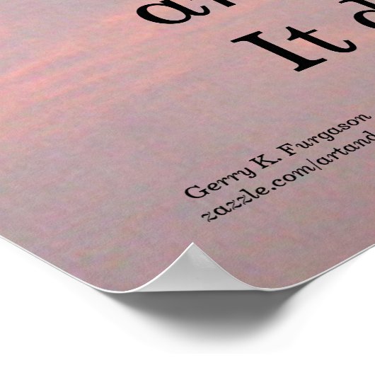 JE HEBT JE MANIER VAN NIETZSCHE POSTER (Hoek)