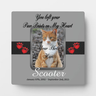 Je hebt je Paw-afdrukken op mijn hart achtergelate Fotoplaat