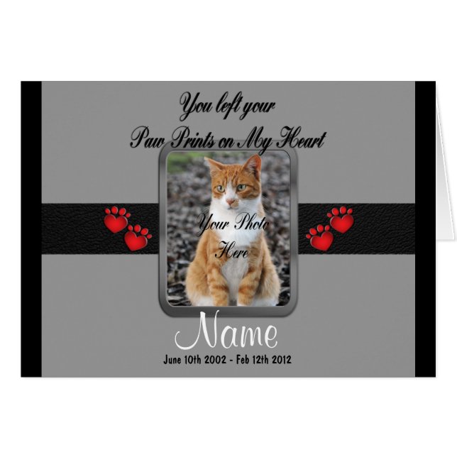 Je hebt je Pawafdrukken achtergelaten - Grijs (Voorkant Horizontaal)