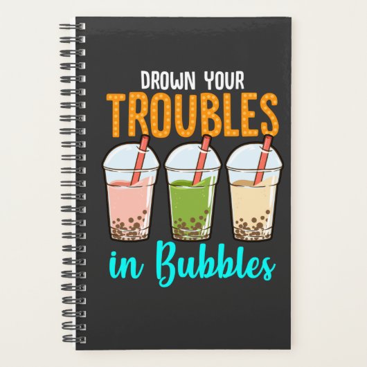 Je hebt je problemen in Bubbles laten vallen| Boba Planner (Voorkant)