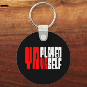 Je hebt jezelf verslagen sleutelhanger (Voorkant)