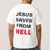 Je hebt Jezus Evangelisme Shirt nodig (Achterkant)