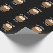 Je hebt liefde nodig, grappige bruine boompun donk cadeaupapier (Hoek)