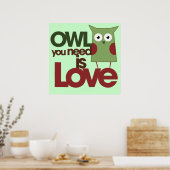 Je hebt liefde nodig. poster (Keuken)