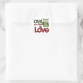 Je hebt liefde nodig. ronde sticker (Tas)