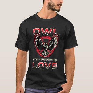 Je hebt liefde nodig: vogeltrekvogels die bier zi t-shirt