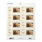 Je hebt linten voor me! etiket (Full Sheet)