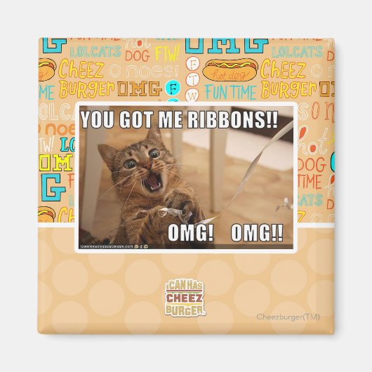 Je hebt linten voor me! magneet (Voorkant)