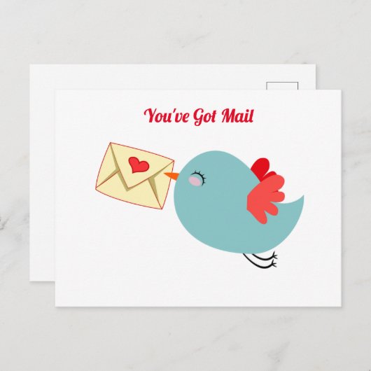 Je hebt mail briefkaart (Voorkant / Achterkant)