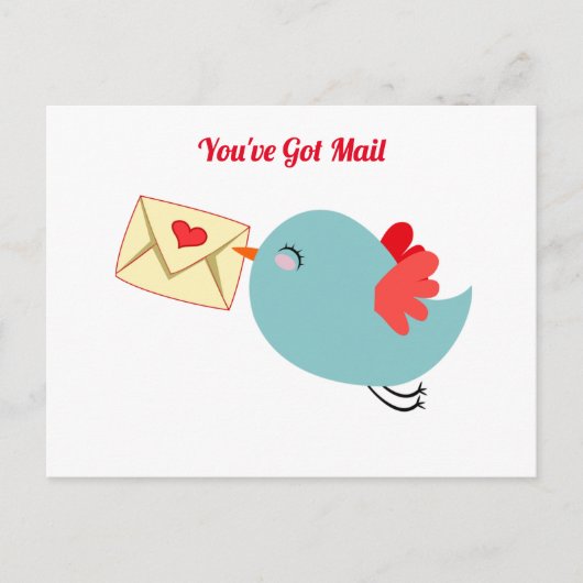 Je hebt mail briefkaart (Voorkant)