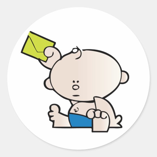 Je hebt Mail Envelope Seal Sticker (Voorkant)