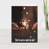 Je hebt me betoverd kaart (Voorkant)