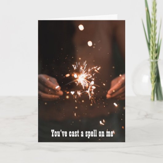 Je hebt me betoverd kaart (Voorkant)