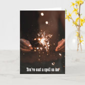 Je hebt me betoverd kaart (Gele Bloem)