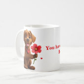 Je hebt me betoverd, lichaam en ziel koffiemok (Voorkant links)