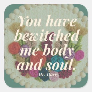 Je hebt me betoverd Pride and Prejudice Sticker