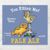 Je hebt me een aangepaste Cartoon gegeven Bier Etiket (Enkel label)