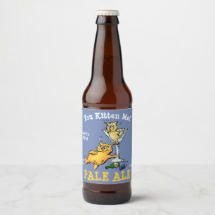 Je hebt me een aangepaste Cartoon gegeven Bier Etiket