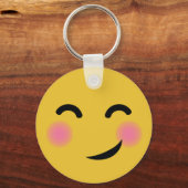 Je hebt me emoji laten blozen sleutelhanger (Voorkant)