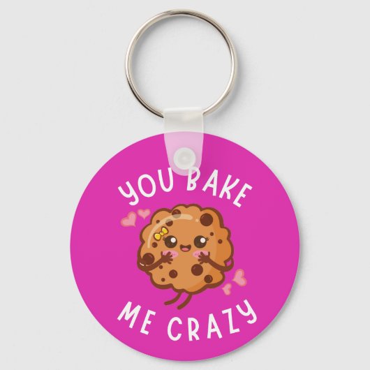 Je hebt me gek gemaakt. sleutelhanger (Voorkant)