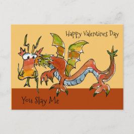 Je hebt me gelukkige Valentijnsdag bespot Briefkaart