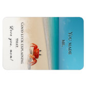 "Je hebt me gemaakt. Succes!" - Grappige moeder ma Magneet (Horizontaal)