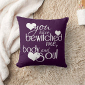 Je hebt me geslagen, Body en Soul. Kussen (Deken)