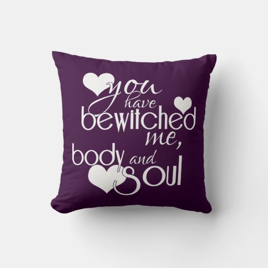 Je hebt me geslagen, Body en Soul. Kussen (Voorkant)