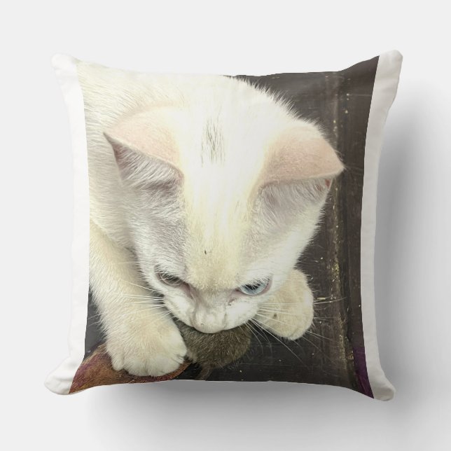 Je hebt me!, Grappige verjaardagsworpillow Kussen (Voorkant)