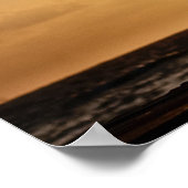 Je hebt me Herfst zonsondergang gezien Poster (Hoek)