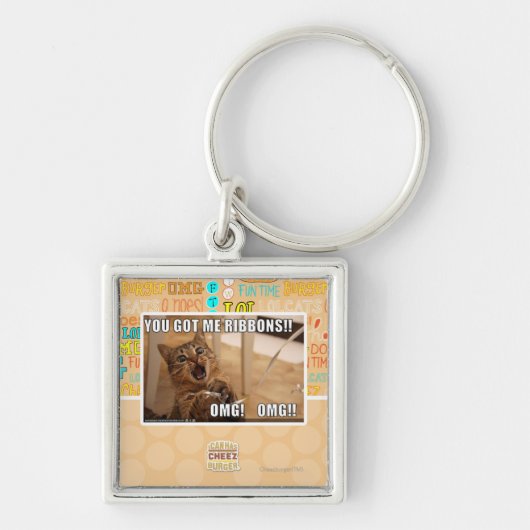 Je hebt me linten! sleutelhanger (Voorkant)