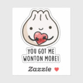 Je hebt me meer grappige Dimsum Pun gegeven Sticker (Vel)