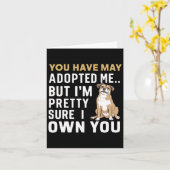 Je hebt me misschien geadopteerd, maar ik denk dat kaart (Gele Bloem)