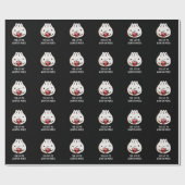 Je hebt me nog meer grappigte Dimsum Pun Dark BG Cadeaupapier (Vlak)