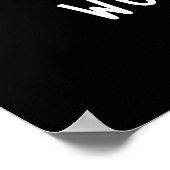 Je hebt me nog meer grappigte Dimsum Pun Dark BG Poster (Hoek)