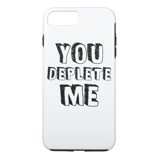Je hebt me uitgeput Case-Mate iPhone case (Achterkant)
