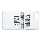 Je hebt me uitgeput Case-Mate iPhone case (Achterkant (Horizontaal))