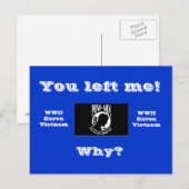 Je hebt me verlaten! briefkaart (Voorkant / Achterkant)