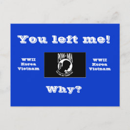 Je hebt me verlaten! briefkaart