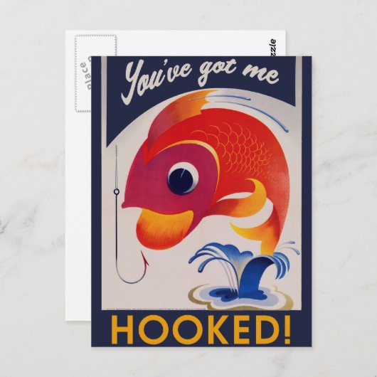 Je hebt me verslaafd briefkaart (Voorkant / Achterkant)