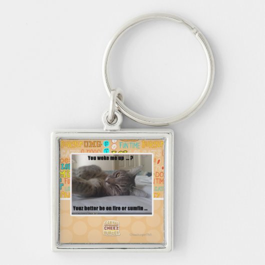 Je hebt me wakker gemaakt sleutelhanger (Voorkant)